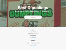 Tablet Screenshot of bestdumplingsenglewood.com